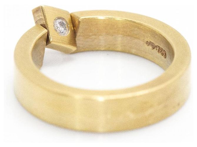 Autre Marque Anello REVERSE NIESSING in oro e diamanti. D'oro - vista 4