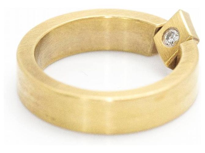 Autre Marque Anello REVERSE NIESSING in oro e diamanti. D'oro - vista 5