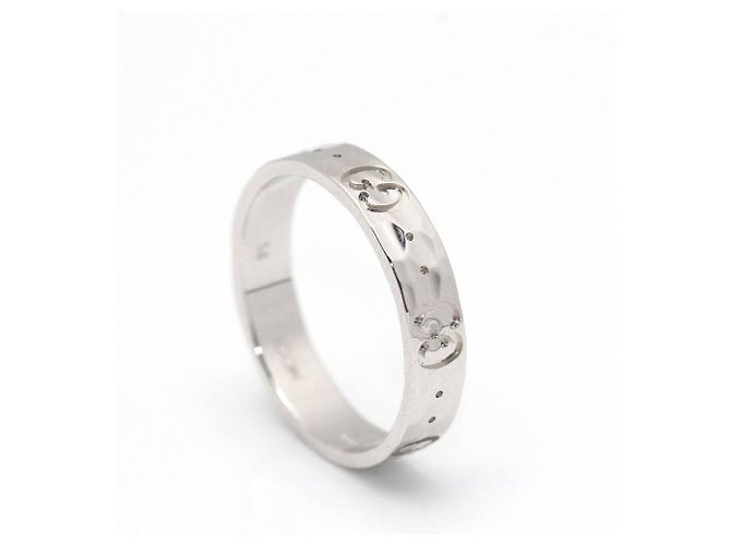 GUCCI-Ring aus Weißgold. Silber - Ansicht 2
