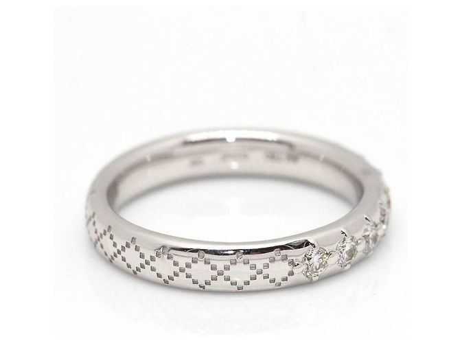 GUCCI Diamantissimo Ring aus Weißgold. Silber - Ansicht 2