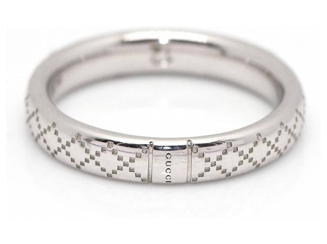 GUCCI Diamantissimo Ring aus Weißgold. Silber - Ansicht 3