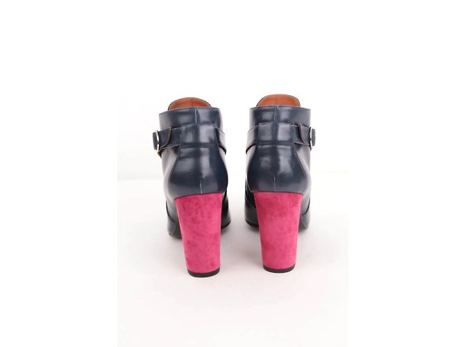 Michel Vivien Botas de cuero Azul - vista 4