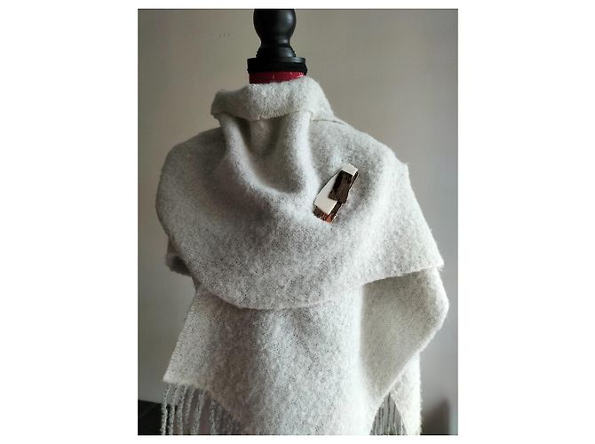 Max Mara Collana a catena con spilla-pendente D'oro - vista 14