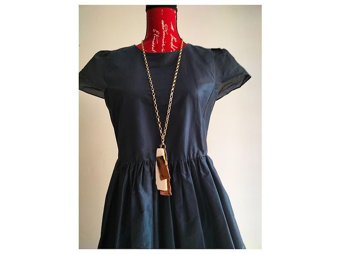 Max Mara Collana a catena con spilla-pendente D'oro - vista 18