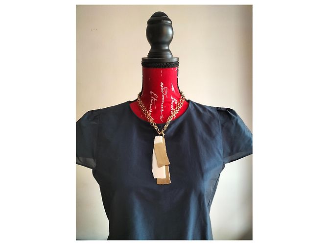 Max Mara Collana a catena con spilla-pendente D'oro - vista 19