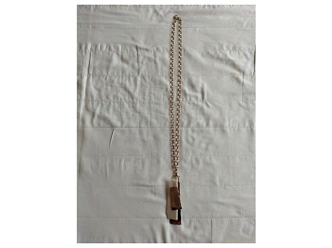 Max Mara Collana a catena con spilla-pendente D'oro - vista 2