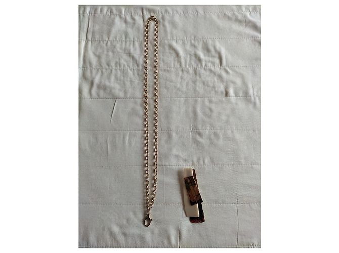Max Mara Collana a catena con spilla-pendente D'oro - vista 4