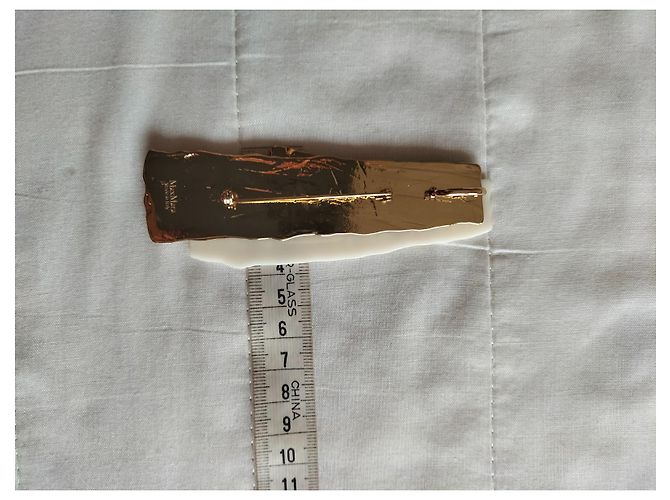 Max Mara Collana a catena con spilla-pendente D'oro - vista 6