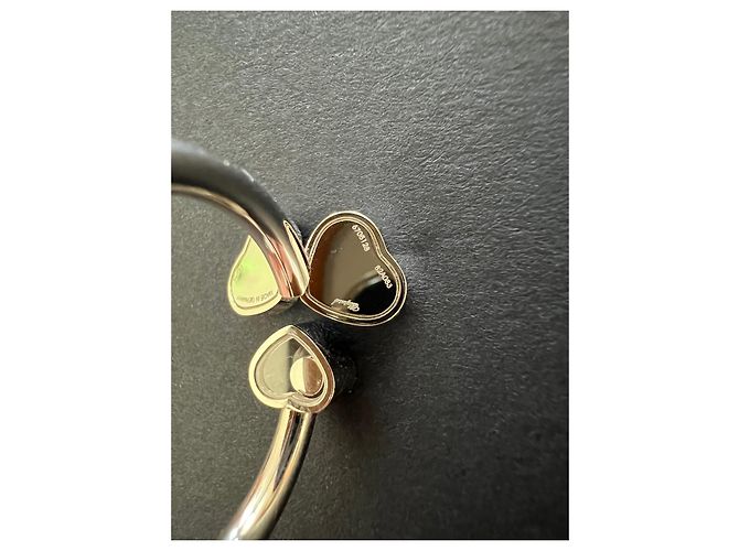 Anello Chopard Happy Hearts Diamonds Wings oro bianco e diamanti - vista 5