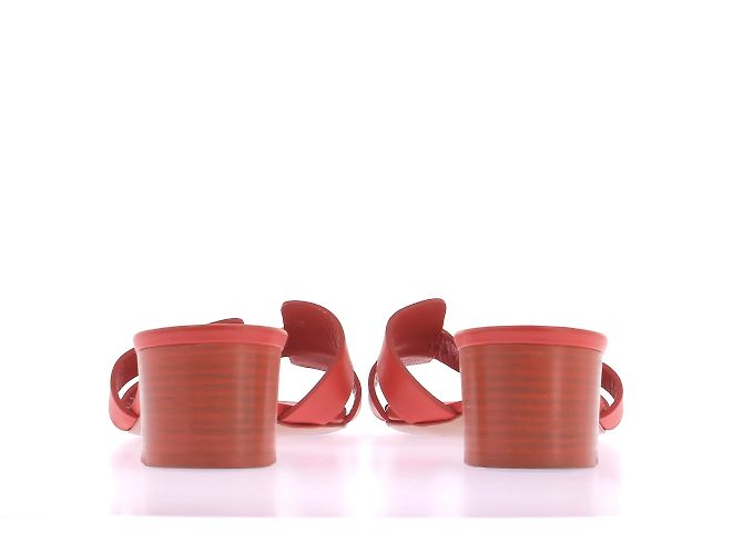 Hermès HERMES Pantoletten & Clogs T.EU 36.5 Leder Orange - Ansicht 5
