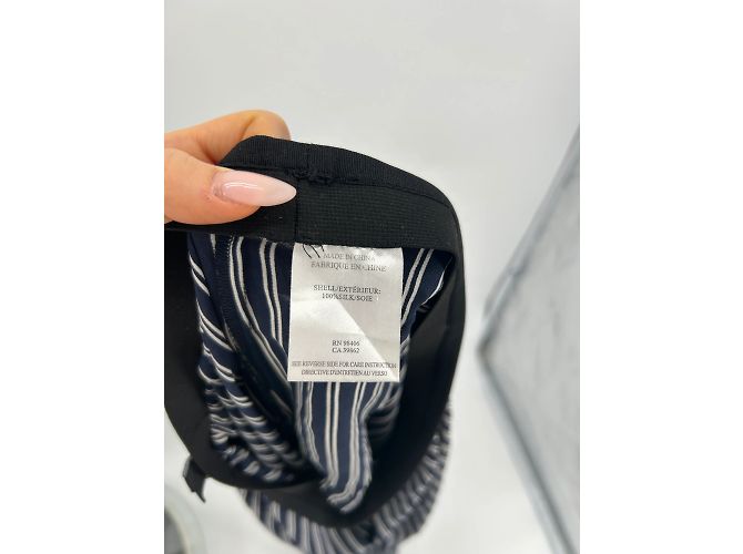 Pantalones Theory T.FR 32 Seda Azul marino - vista 4
