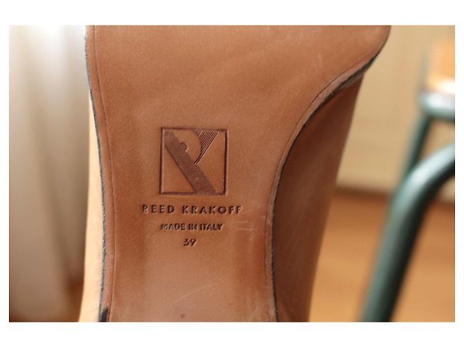 Scarpe derby Reed Krakoff in pelle gialle Giallo - vista 5