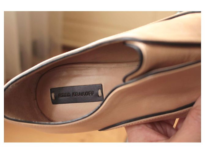 Scarpe derby Reed Krakoff in pelle gialle Giallo - vista 9