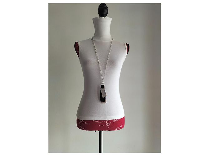Collana a catena con pendente MAX MARA. Argento - vista 10
