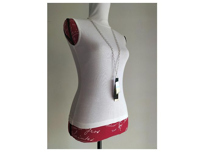 Collana a catena con pendente MAX MARA. Argento - vista 12