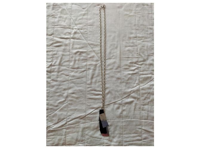 Collana a catena con pendente MAX MARA. Argento - vista 2