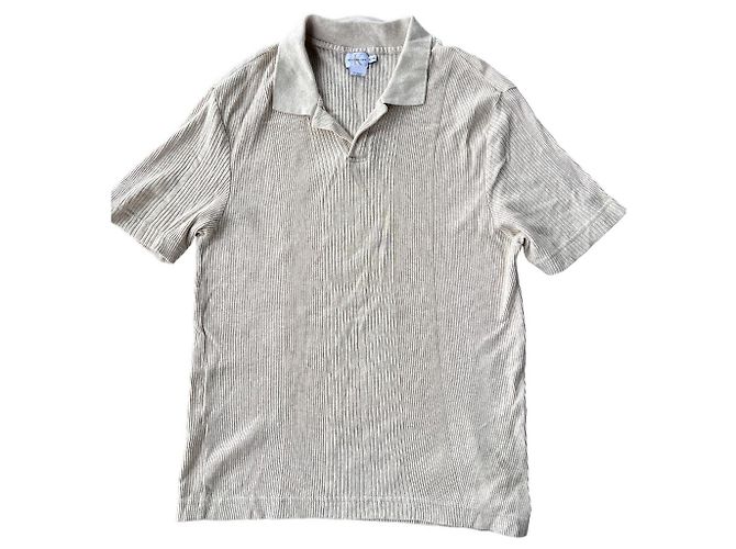 Polo Calvin Klein Jeans Beige in Cotone - vista 2