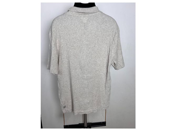 Polo Calvin Klein Jeans Beige in Cotone - vista 5