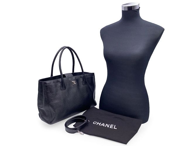 Borsa tote Chanel Executive Nero - vista 2