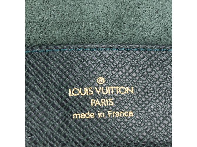 Astuccio per gemelli Louis Vuitton Taiga verde - vista 5
