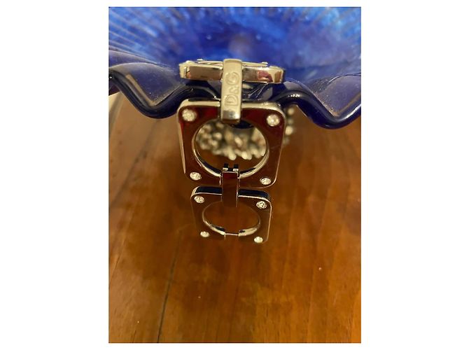 Bracciale DOLCE & GABBANA acciaio geometrico con cristalli Argento - vista 3