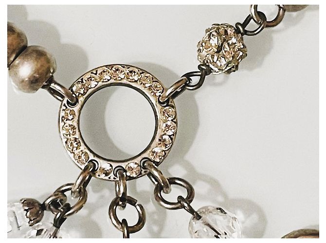 Rara parure vintage collana e orecchini DOLCE & GABBANA acciaio brunito con cammeo Argento - vista 2