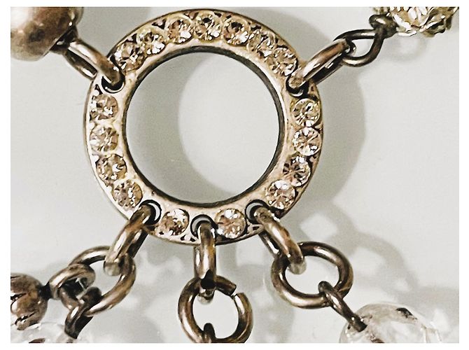 Rara parure vintage collana e orecchini DOLCE & GABBANA acciaio brunito con cammeo Argento - vista 7