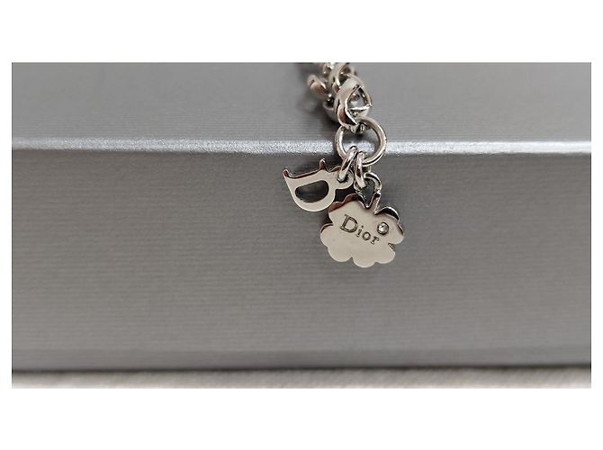 Collana Dior Argentata con 6 Pendenti a Cuore Argento - vista 2