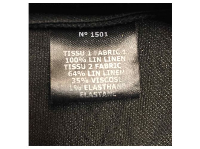 ISABEL MARANT Vestidos T.Internacional S Lino Negro - vista 5