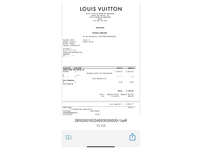 Louis Vuitton M56084 Hobo BeabourgMM Taupe - vista 6
