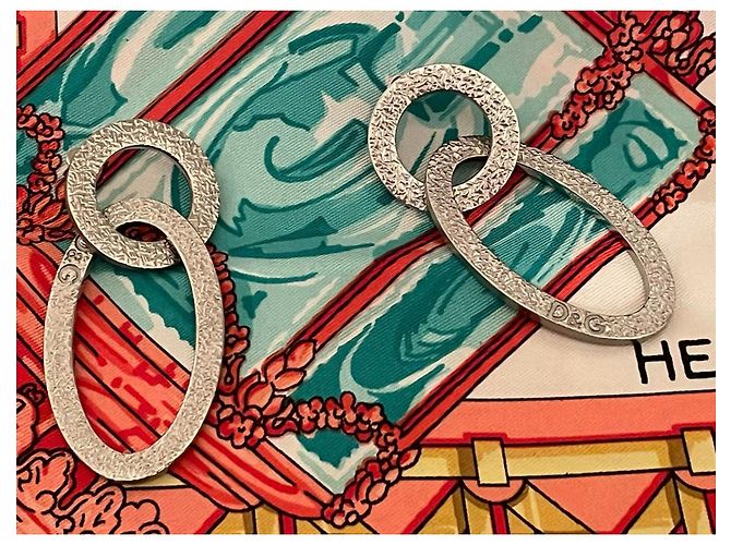Raffinati orecchini DOLCE & GABBANA acciaio modello Wisp DJ0823 Argento - vista 3