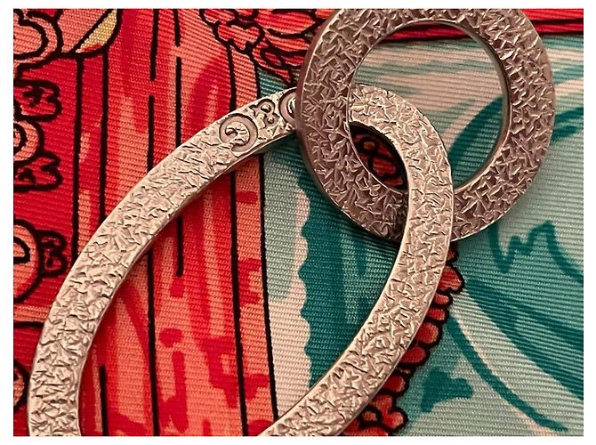 Raffinati orecchini DOLCE & GABBANA acciaio modello Wisp DJ0823 Argento - vista 6