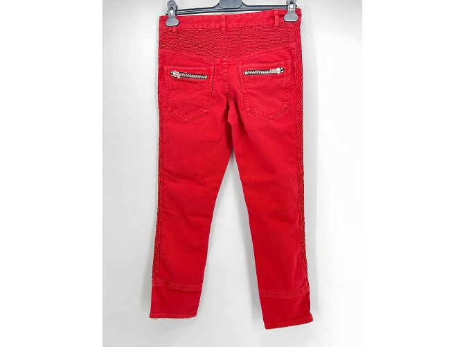 Isabel Marant Etoile Jeans Isabel Marant Étoile T.FR 38 Denim - Jeans Roja - vista 2