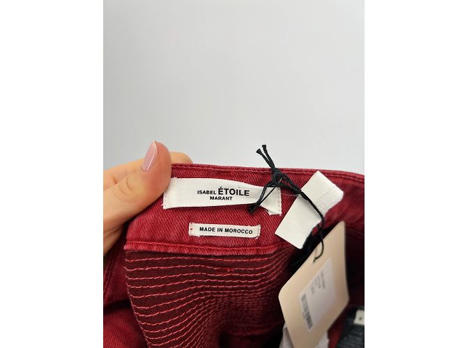 Isabel Marant Etoile Jeans Isabel Marant Étoile T.FR 38 Denim - Jeans Roja - vista 3