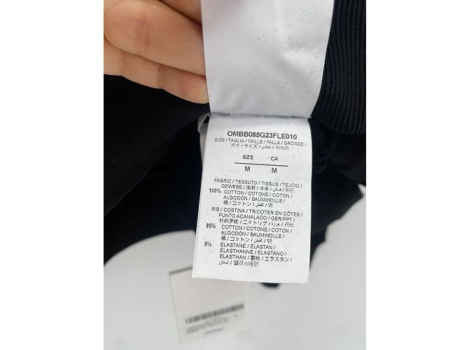 Off White Strickwaren und Sweatshirts Off-White T.International M Baumwolle Schwarz - Ansicht 5