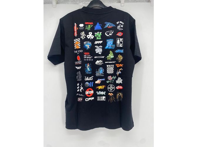 Off White Camisetas Off-White T.International S Algodón Negro - vista 2