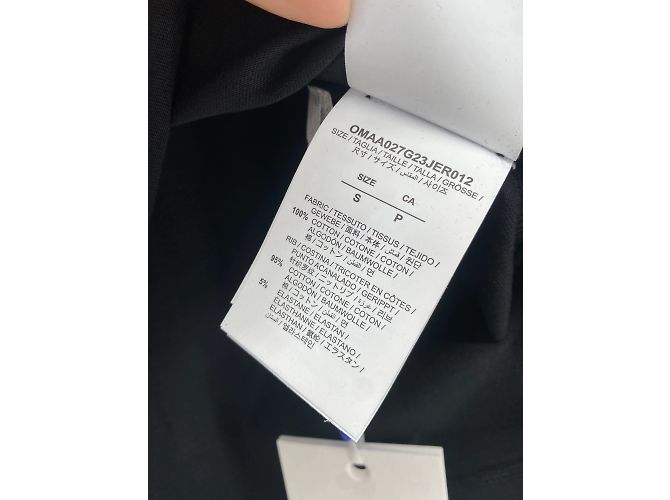 Off White Camisetas Off-White T.International S Algodón Negro - vista 3