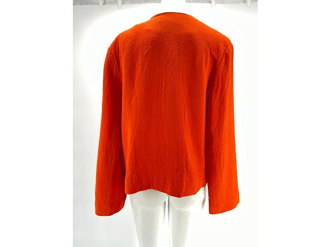 Autre Marque Nynne Jacken T.FR 36 Viskose Orange - Ansicht 2