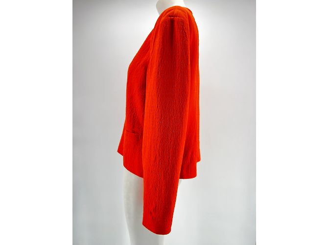 Autre Marque Nynne Jacken T.FR 36 Viskose Orange - Ansicht 3