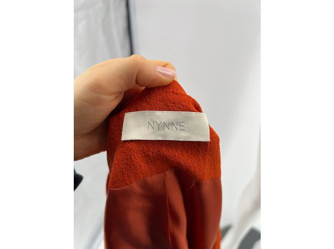 Autre Marque Nynne Jacken T.FR 36 Viskose Orange - Ansicht 5