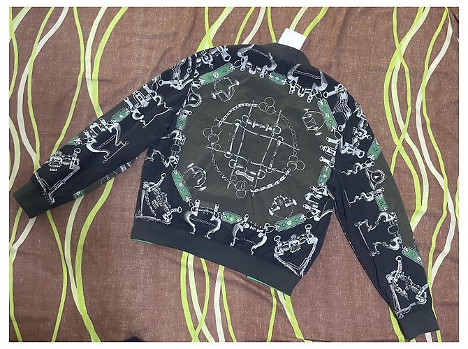 Hermès Reversible Hermes bomber jacket Black - view 2