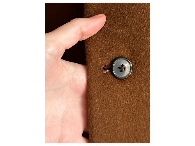 Hermès HERMES VINTAGE KASCHMIRJACKE Braun - Ansicht 13
