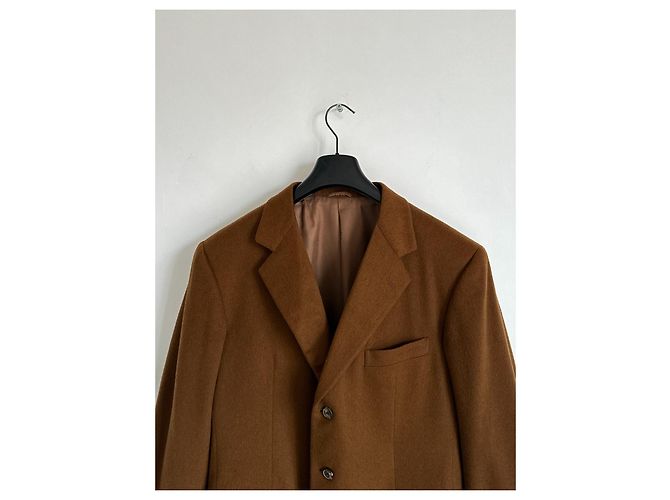 Hermès HERMES VINTAGE KASCHMIRJACKE Braun - Ansicht 14