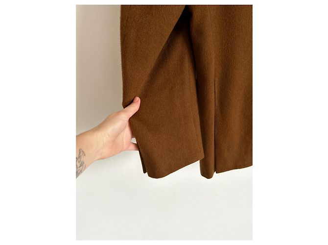 Hermès HERMES VINTAGE KASCHMIRJACKE Braun - Ansicht 17