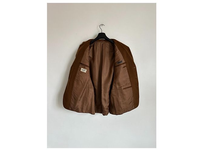 Hermès HERMES VINTAGE KASCHMIRJACKE Braun - Ansicht 2