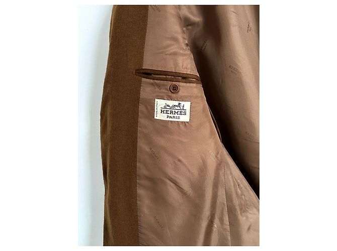 Hermès HERMES VINTAGE KASCHMIRJACKE Braun - Ansicht 4