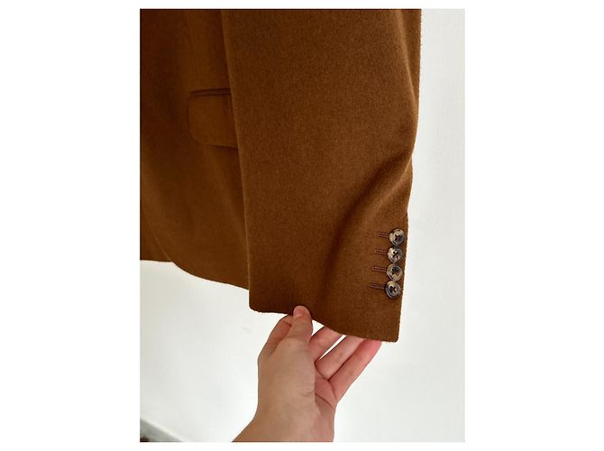 Hermès HERMES VINTAGE KASCHMIRJACKE Braun - Ansicht 9