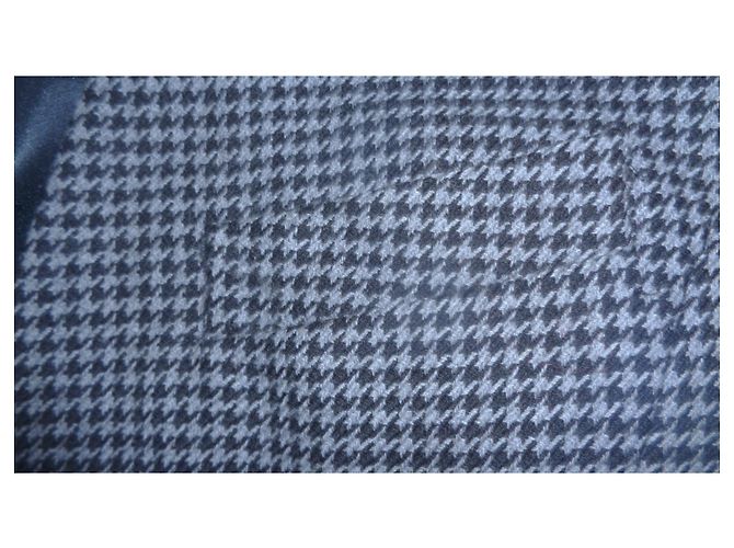 Synonym jacket by Georges rech 38 black houndstooth light gray and medium wool - view 4