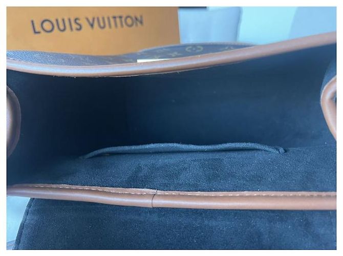 Sobe Louis Vuitton delfino Marrone - vista 7