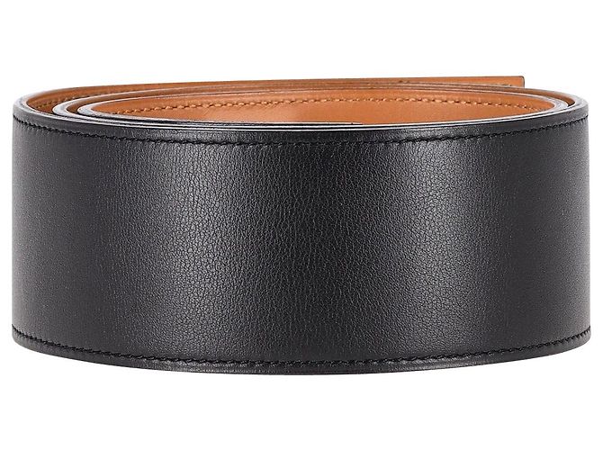 Ring Hermès Ceinture Hermes Shadow Collier de Chien en cuir noir - vue 6